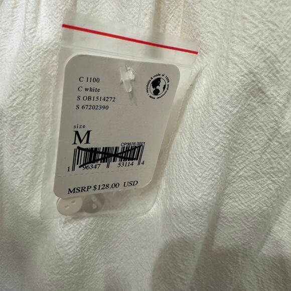 Free People Mini Dress Halter Sleeveless White‎ Size XS NWT $128 - Picture 6 of 9